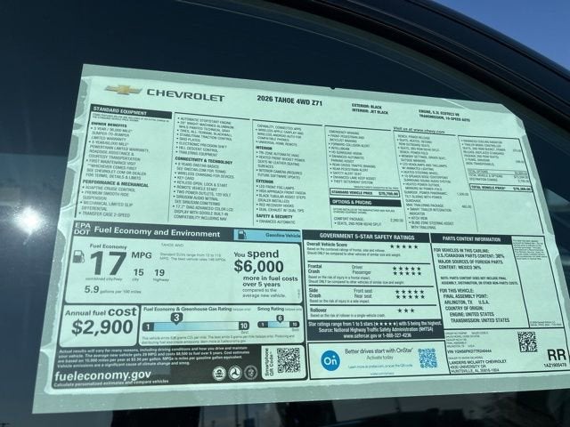 2026 Chevrolet Tahoe Z71