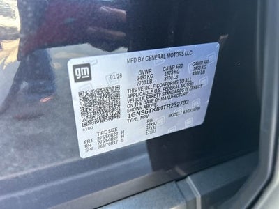 2026 Chevrolet Tahoe High Country