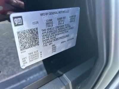 2026 Chevrolet Tahoe High Country