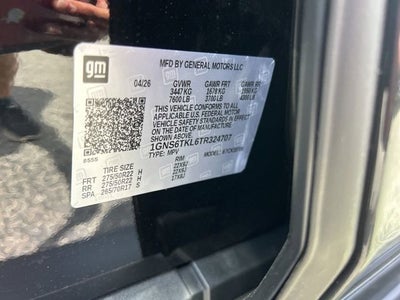 2026 Chevrolet Tahoe High Country