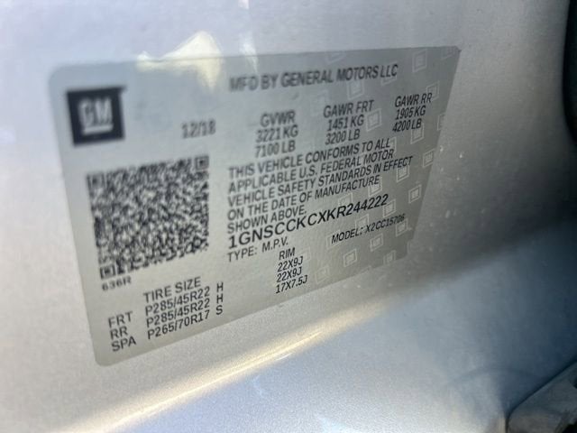 2019 Chevrolet Tahoe Premier