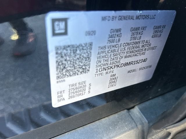 2021 Chevrolet Tahoe Z71