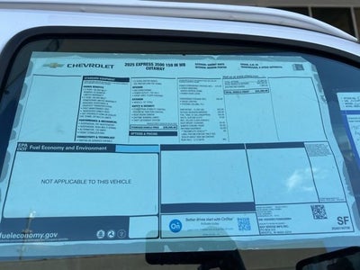 2025 Chevrolet Express Cutaway 3500 1WT