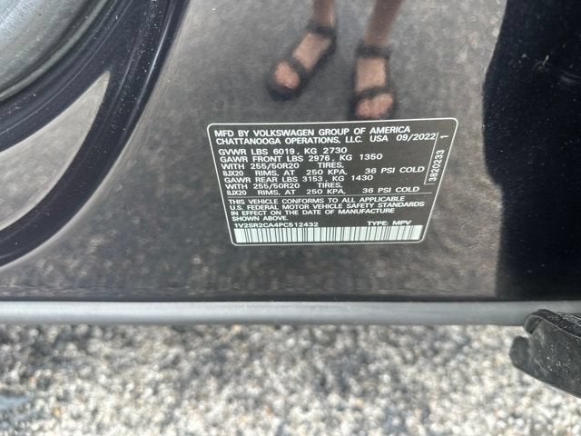 2023 Volkswagen Atlas 3.6L V6 SEL R-Line Black