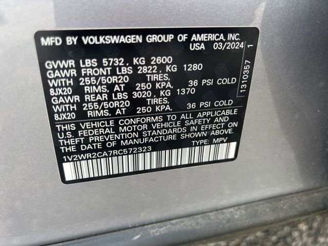 2024 Volkswagen Atlas 2.0T SE w/Technology