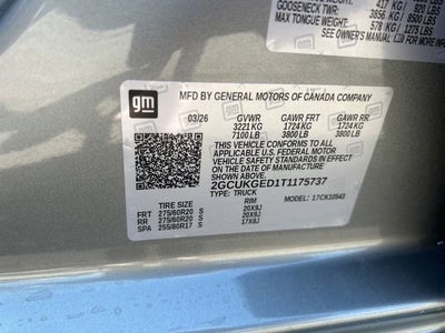 2026 Chevrolet Silverado 1500 LTZ