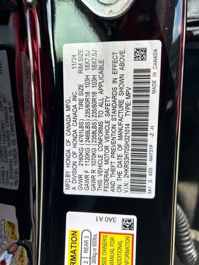 2025 Honda CR-V EX-L 2WD