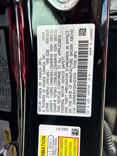 2025 Honda CR-V EX-L 2WD