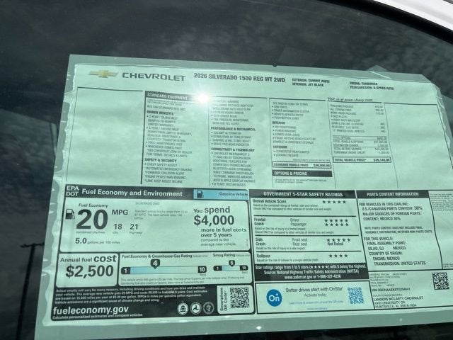 2026 Chevrolet Silverado 1500 WT