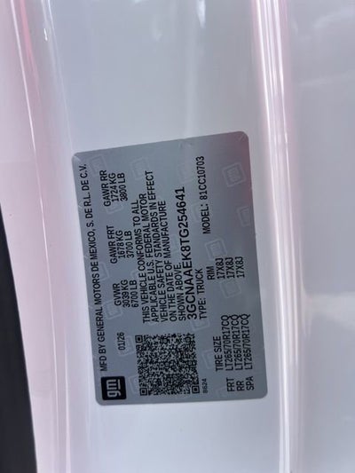 2026 Chevrolet Silverado 1500 WT