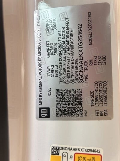 2026 Chevrolet Silverado 1500 WT