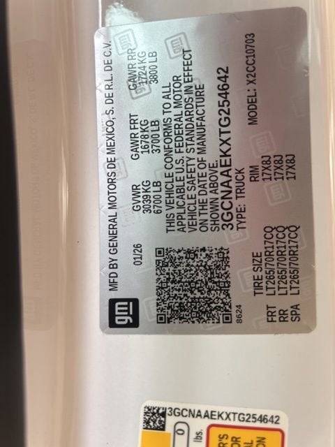 2026 Chevrolet Silverado 1500 WT