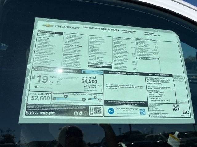 2026 Chevrolet Silverado 1500 WT
