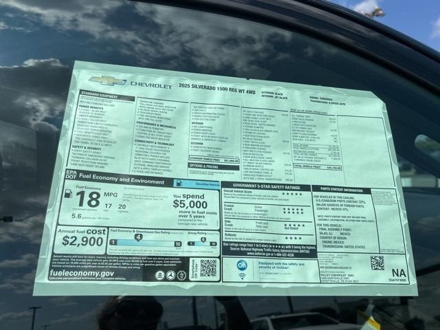 2025 Chevrolet Silverado 1500 WT