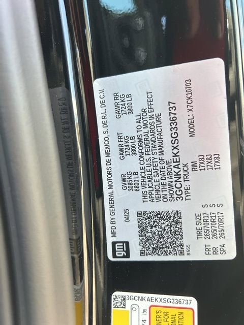 2025 Chevrolet Silverado 1500 WT