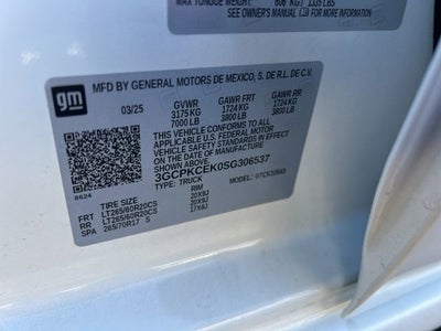 2025 Chevrolet Silverado 1500 Custom Trail Boss