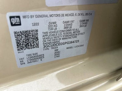 2023 Chevrolet Silverado 1500 Custom Trail Boss