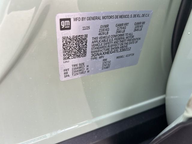 2026 Chevrolet Equinox LT