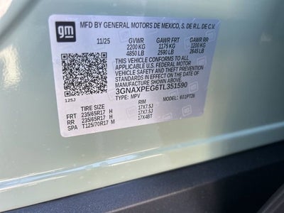 2026 Chevrolet Equinox LT