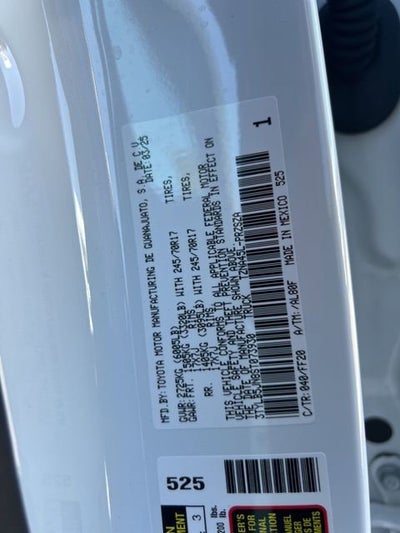 2025 Toyota Tacoma 4WD SR