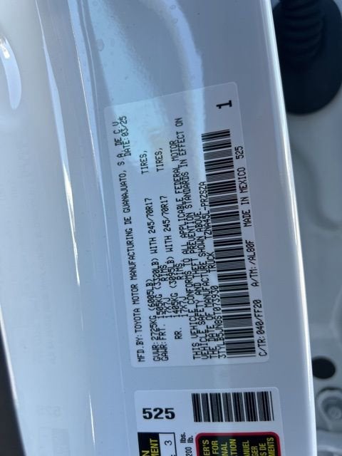 2025 Toyota Tacoma 4WD SR