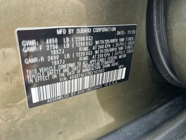 2025 Subaru Outback Onyx Edition