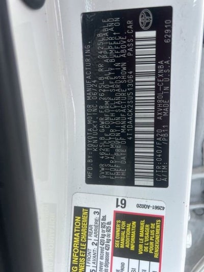 2025 Toyota Camry LE