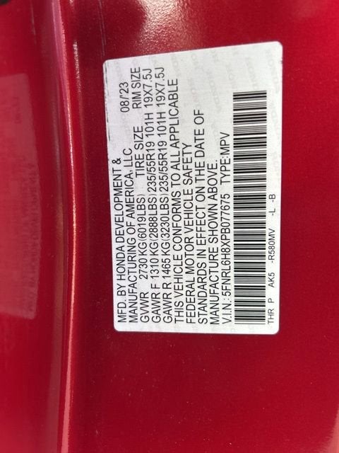 2023 Honda Odyssey Touring