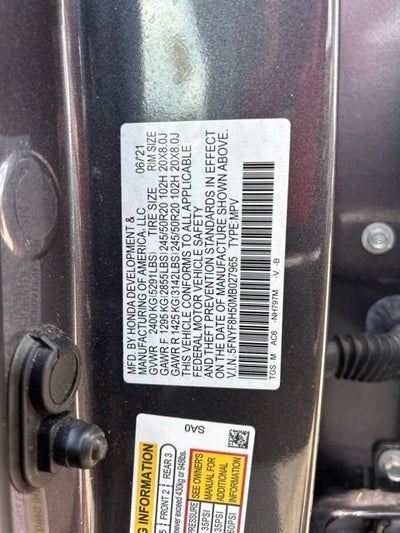 2021 Honda Passport AWD EX-L