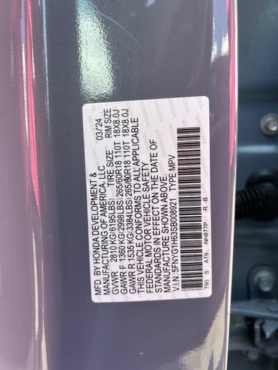 2025 Honda Pilot TrailSport