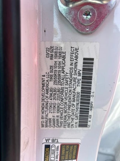 2022 Acura RDX Technology Package