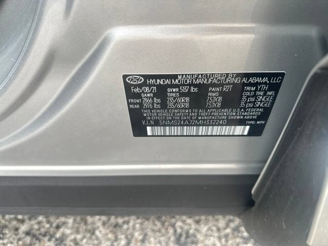 2021 Hyundai Santa Fe SEL