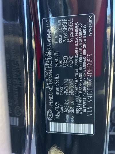 2024 Hyundai Santa Cruz Limited