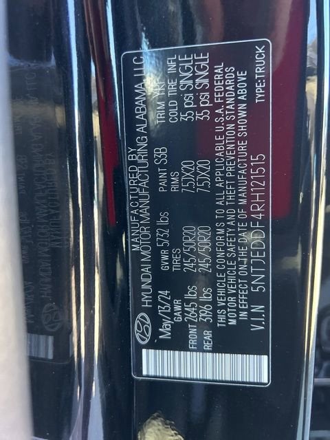 2024 Hyundai Santa Cruz Limited