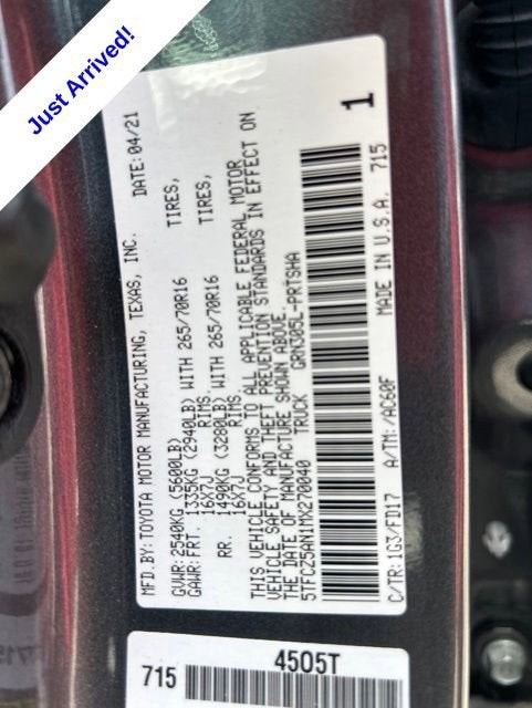 2021 Toyota Tacoma TRD Off-Road