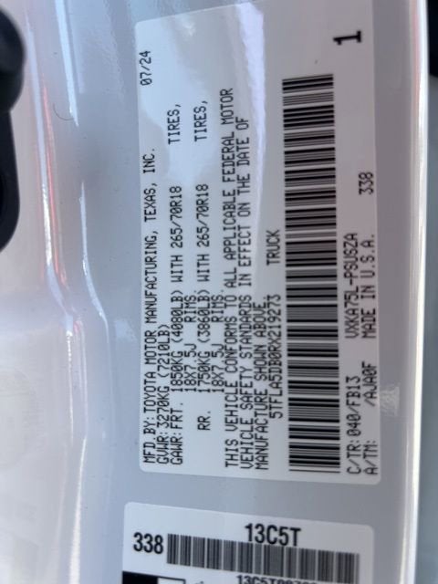 2024 Toyota Tundra 4WD SR5