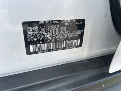 2022 Subaru WRX Premium