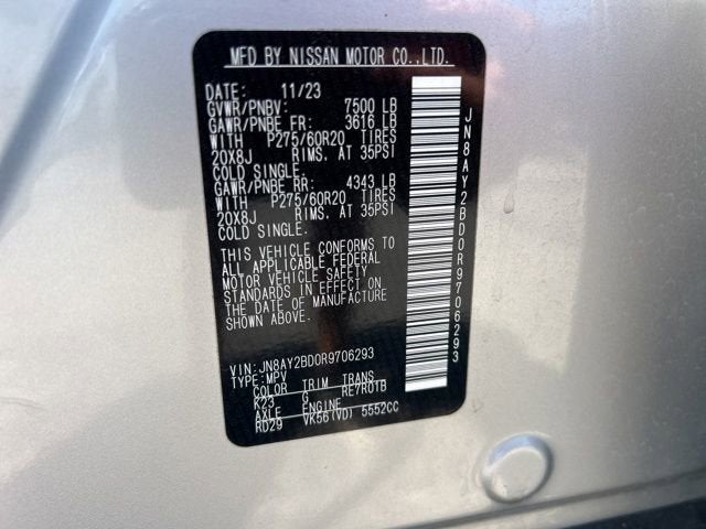 2024 Nissan Armada SL 4WD