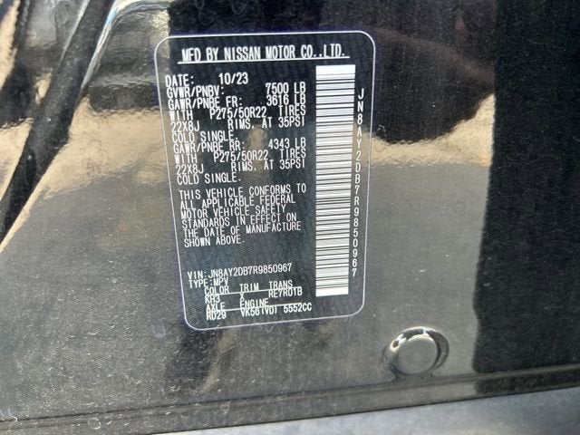 2024 Nissan Armada Platinum