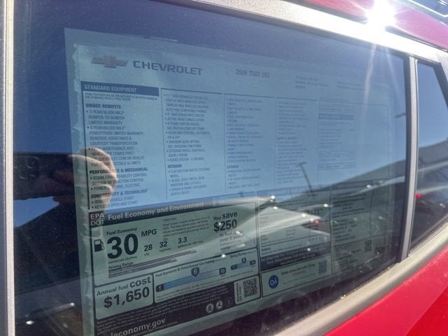 2026 Chevrolet Trax 2RS