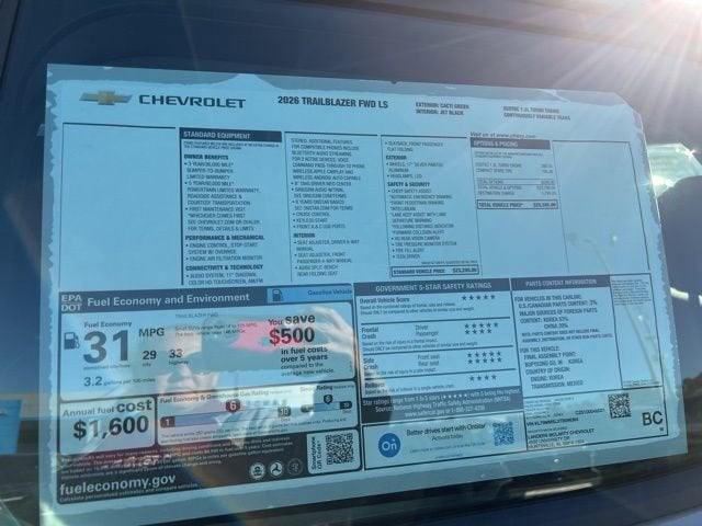 2026 Chevrolet Trailblazer LS