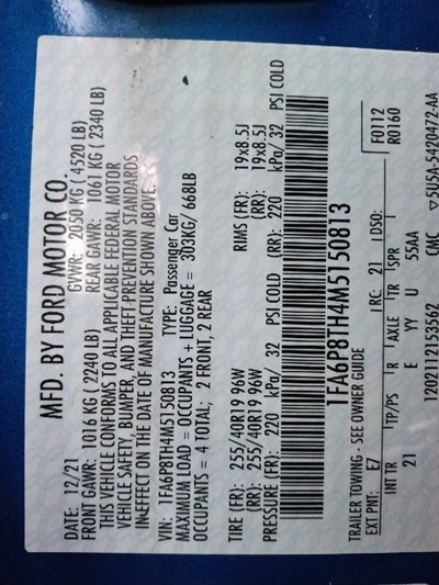 2021 Ford Mustang EcoBoost