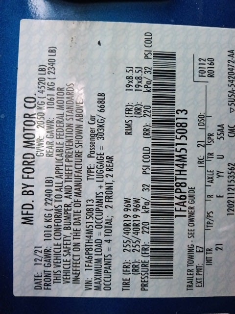 2021 Ford Mustang EcoBoost