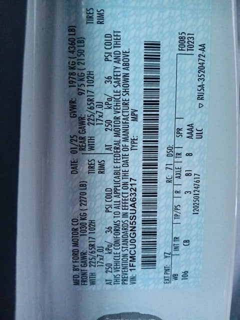 2025 Ford Escape Active