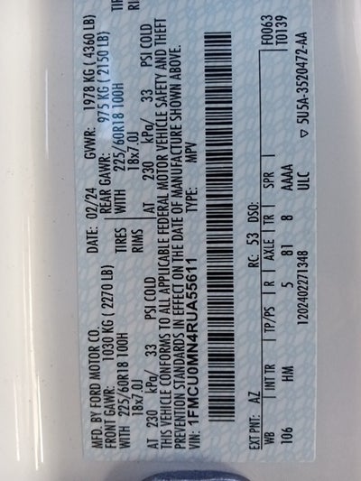 2024 Ford Escape ST-Line