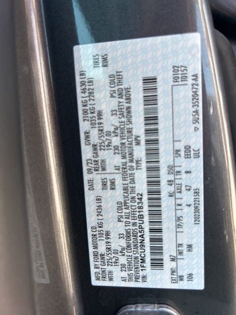 2023 Ford Escape ST-Line Select