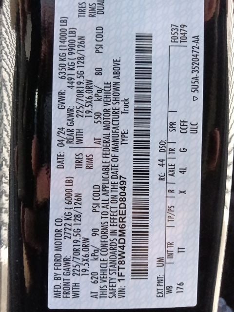 2024 Ford F-450SD Limited DRW