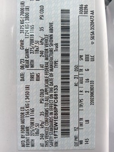 2023 Ford F-150 Tremor