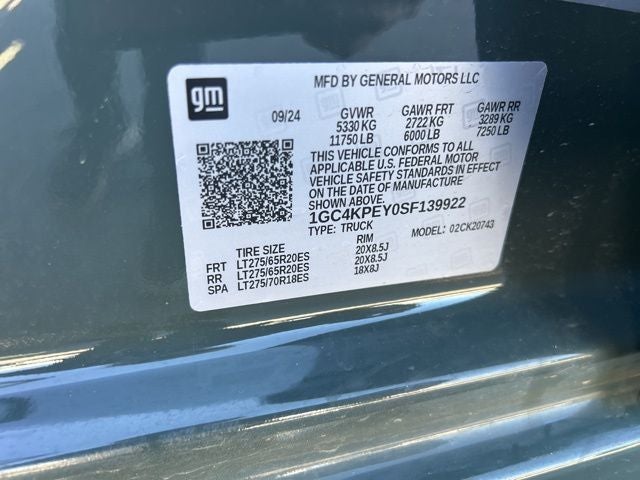 2025 Chevrolet Silverado 2500HD LTZ