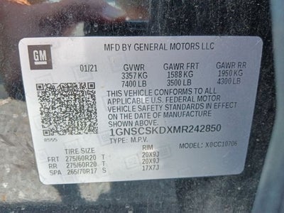 2021 Chevrolet Tahoe Premier